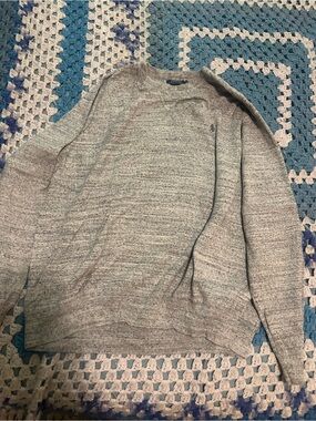 Polo by Ralph Lauren Men's Heather Gray Crewneck Sweater